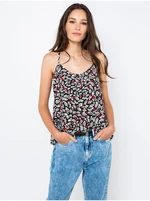 Black Patterned Top CAMAIEU - Women