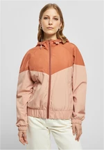 Women's windbreaker Arrow terracotta/amber