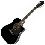 Epiphone J-45 EC Studio Ebony Chitarra Semiacustica Jumbo