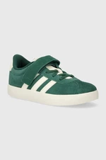 Dětské sneakers boty adidas VL COURT 3.0 EL C zelená barva