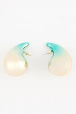 DEFACTO Women's Blue Drop Earrings