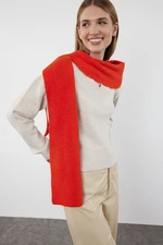 Trendyol Beige Soft Textured Scarf Knitwear Sweater