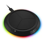 Bezdrôtová nabíjačka CONNECT IT 10W, RGB podsvietenie, čierna