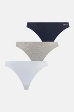 Kalhotky Calvin Klein Underwear 3-pack šedá barva