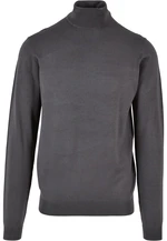 Knitted turtleneck dark grey