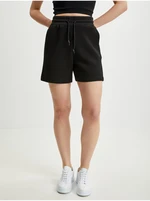 Black Womens Sweatpants Shorts Guess Elly - Women