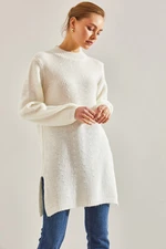 Bianco Lucci Women's Turtleneck Knitwear Dress