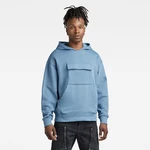 G-STAR Sweatshirt - Double pt loose hdd sw blue