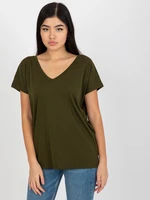 Women's T-shirt - khaki