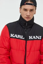 Obojstranná bunda Karl Kani 6076823-BLACK, pánska, čierna farba, zimná,