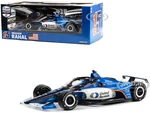 Dallara IndyCar 15 Graham Rahal "United Rentals" Rahal Letterman Lanigan Racing "NTT IndyCar Series" (2023) 1/18 Diecast Model Car by Greenlight