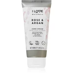 I love... Naturals Rose & Argan hydratačný krém na ruky s vôňou ruží 100 ml