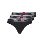 HUGO BOSS Three Pack Of Thong With Logo Stretch-Cotton