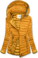 Steppjacke mit Kapuze Gelb