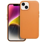 Ochranný kožený kryt Mag Cover pro Apple iPhone 14, oranžová