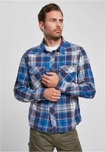 Navy plaid shirt