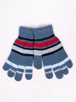 Yoclub Kids's Boys' Five-Finger Gloves RED-0118C-AA50-006