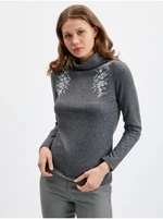 Orsay Grey Ladies Turtleneck - Ladies