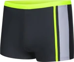 AQUA SPEED Kids's Swimming Shorts Max Black/Grey/Yellow Pattern 138