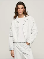 White women's denim jacket Pepe Jeans - Ladies