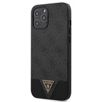 Guess 4G Triangle zadní kryt GUHCP12LPU4GHBK Apple iPhone 12 Pro Max grey