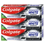 COLGATE Zubná pasta Advanced Whitening Charcoa 3 x 75 ml