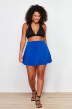 Trendyol Curve Navy Blue Short Skirt Bikini Bottom