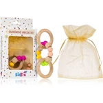 KidPro Teether & Rattle Fruit Mix hryzadielko s hrkálkou 1 ks