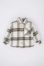 DEFACTO Regular Fit Flanel Plaid Long Sleeve Shirt