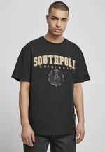 Southpole College Script Black T-Shirt