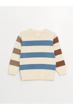 LC Waikiki Crew Neck Striped Baby Boy Knitwear Sweater