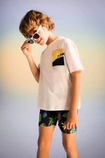 DEFACTO Boy Oversize Fit Crew Neck Short Sleeve T-Shirt