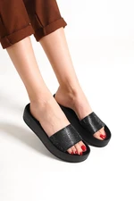 Capone Outfitters Mules - Black - Flat