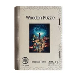 Wooden puzzle Magical Town A3