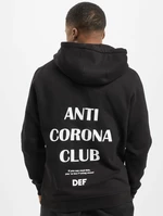 Anti Corona Hoody černá