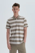 Dagi Khaki Stripe T-Shirt