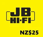 JB Hi-Fi NZ$25 Gift Card NZ