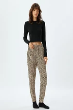 Koton Leopard Patterned Women's Pajama Bottoms