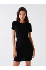 LC Waikiki Crew Neck Straight Short Sleeve Women's Dress