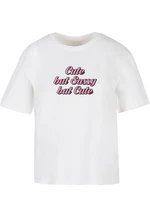 Women's T-shirt Cute But Sassy white