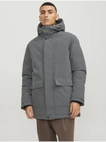 Sötétszürke téli férfi Parka Jack & Jones Tate - Férfi