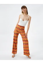 Koton X Şahika Ercümen - High Waist Wide Leg Trousers