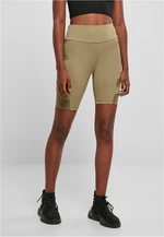 Women's Khaki Shorts High Waist Tech Mesh Cycle