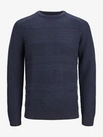 Dark blue men's sweater by Jack & Jones Davis