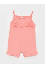 LC Waikiki Strappy Square Neck Baby Girl Jumpsuit