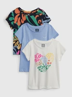 GAP Kids T-shirts organic, 3pcs - Girls