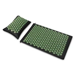 Spokey AKUMAT Acupressure massage pad with tub, 66 x 42 cm, green