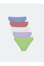 LC Waikiki LCW Plain Bikini Panties 5 Pack