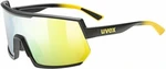 UVEX Sportstyle 235 Sunbee/Black Matt/Mirror Yellow Kerékpáros szemüveg