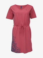 Women's dark pink dress LOAP Aurora